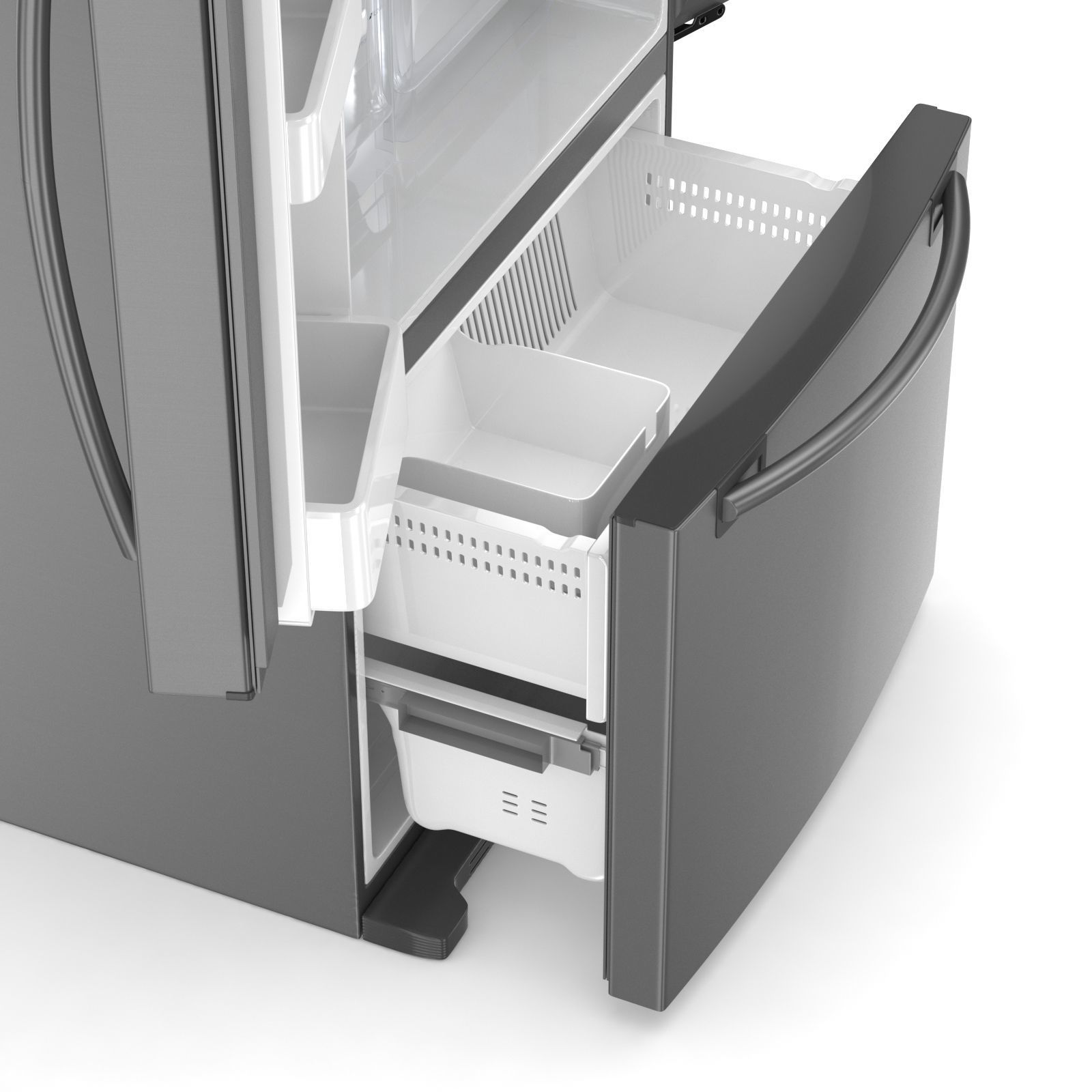 Samsung 20 cu ft Refrigerator 3D model_8