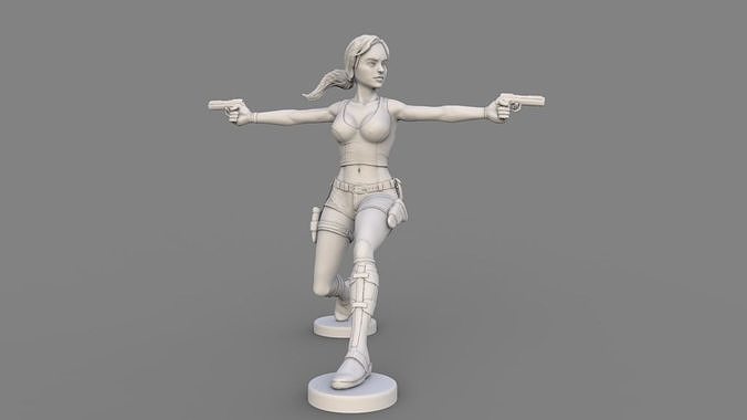 tomb raider sculpt 3D model 3D model