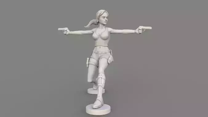 tomb raider sculpt 3D model 3D model