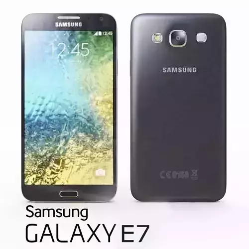 Samsung Galaxy E7 Black 3D model