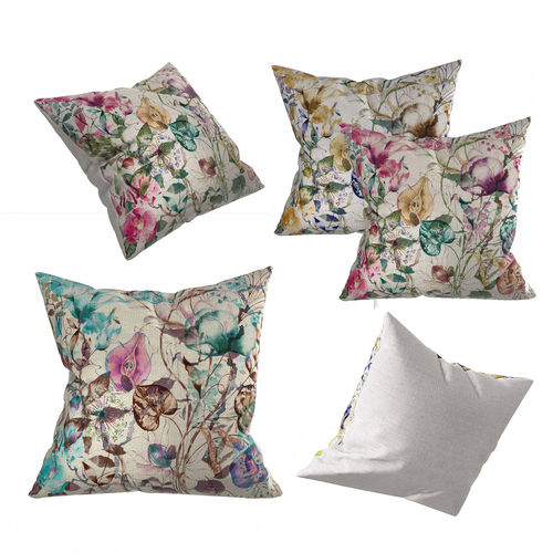 Floral Pillow SET 3D model