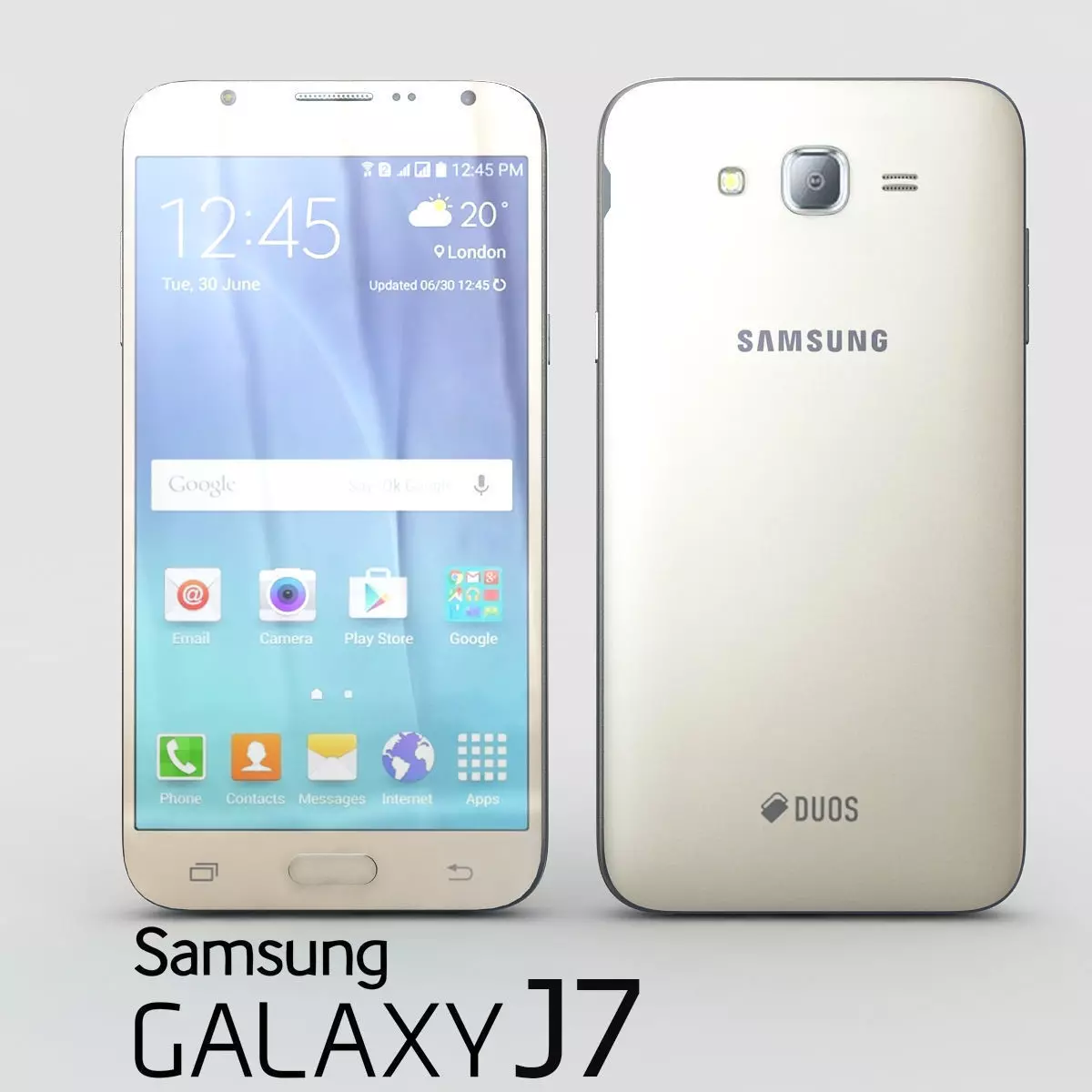 Samsung Galaxy J7 Gold 3D model_0