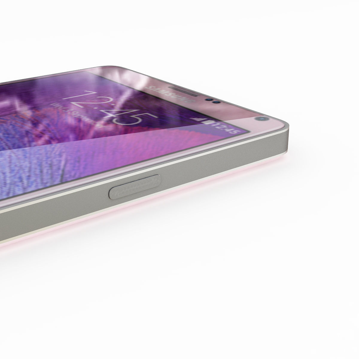 Samsung Galaxy Note 4 Blossom Pink 3D model_4