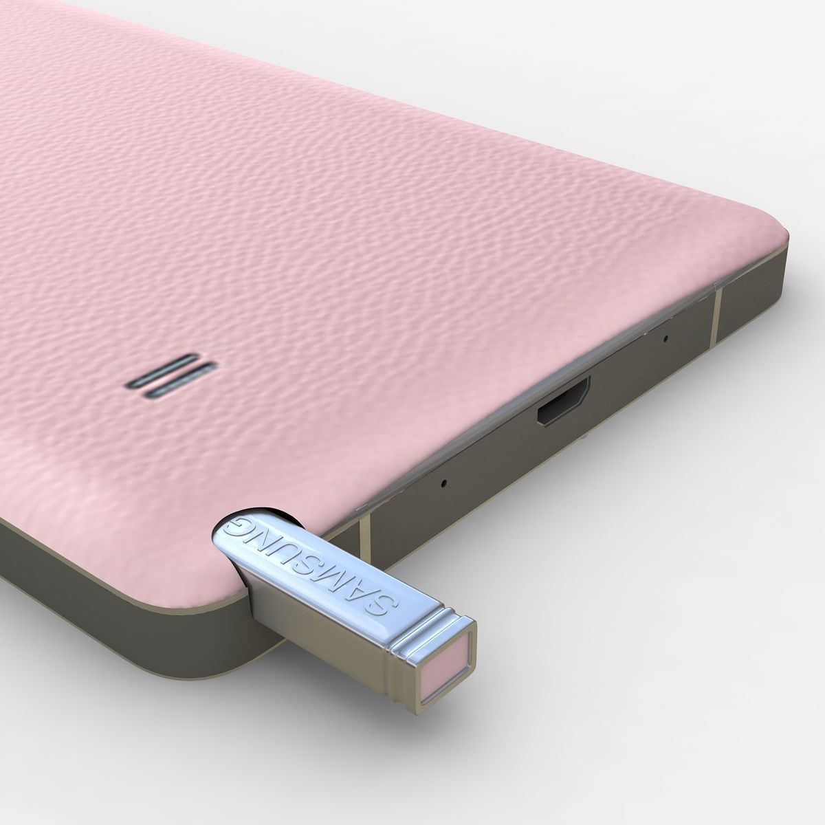 Samsung Galaxy Note 4 Blossom Pink 3D model_8