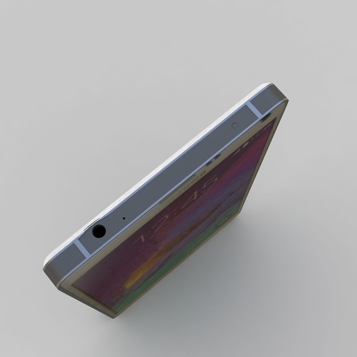Samsung Galaxy Note 4 White 3D model_7