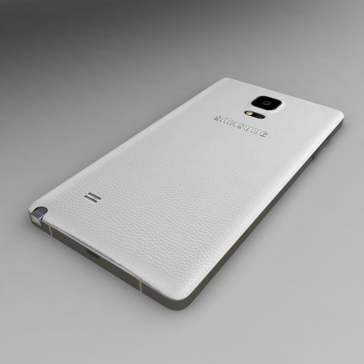 Samsung Galaxy Note 4 White 3D model_5