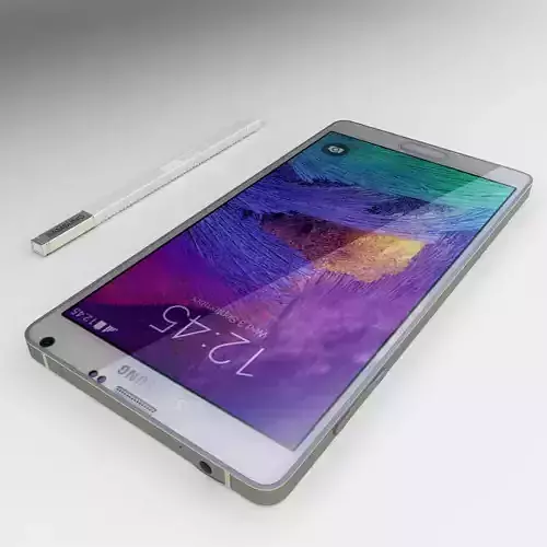 Samsung Galaxy Note 4 White 3D model