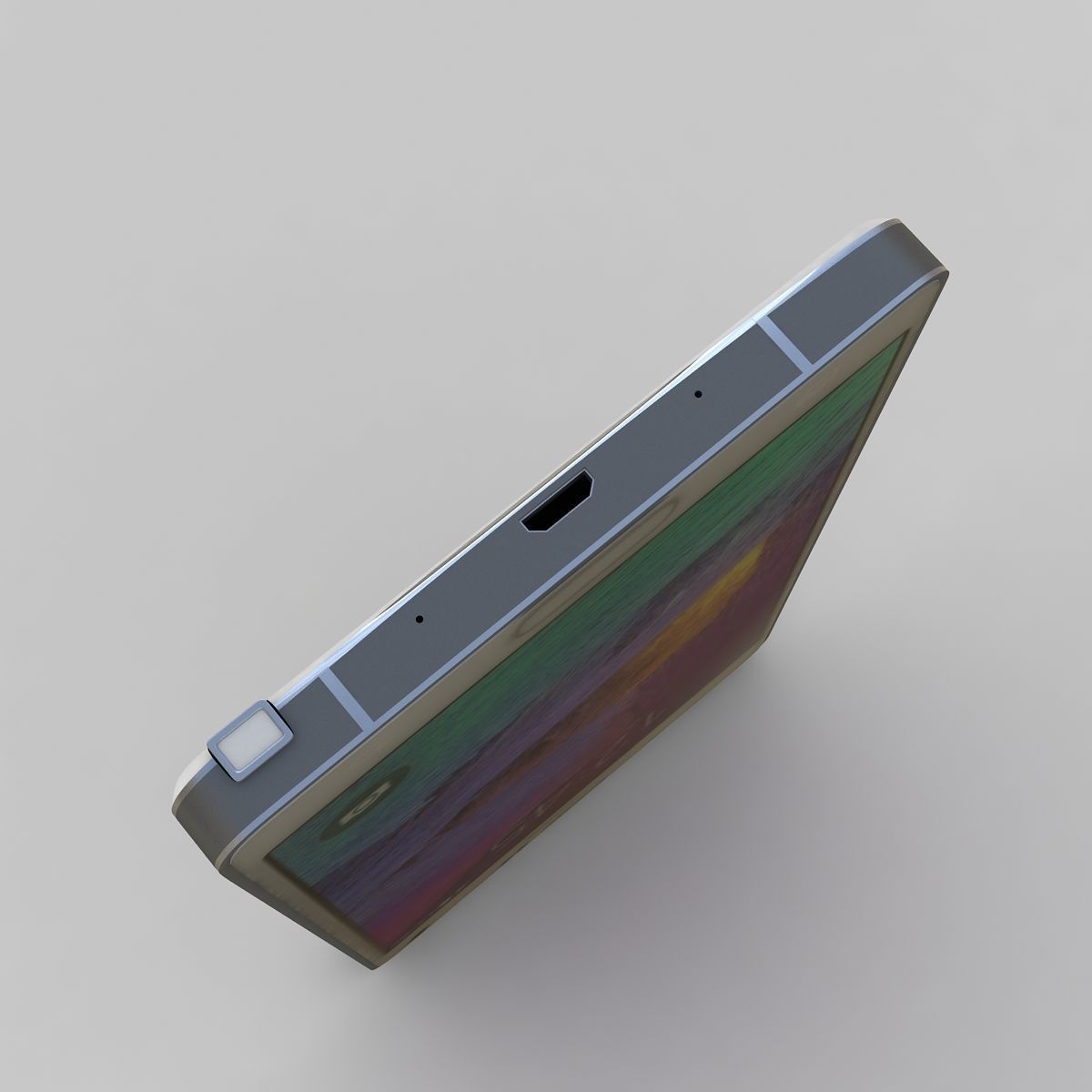 Samsung Galaxy Note 4 White 3D model_8