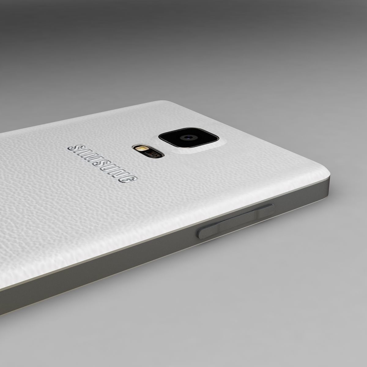 Samsung Galaxy Note 4 White 3D model_4