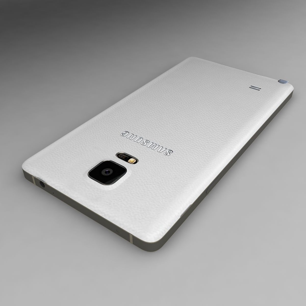 Samsung Galaxy Note 4 White 3D model_1