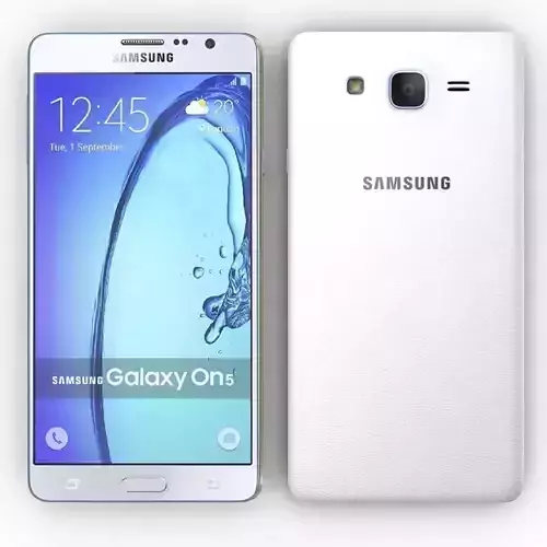 Samsung Galaxy On5 White 3D model