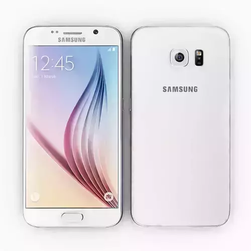 Samsung Galaxy S6 White 3D model