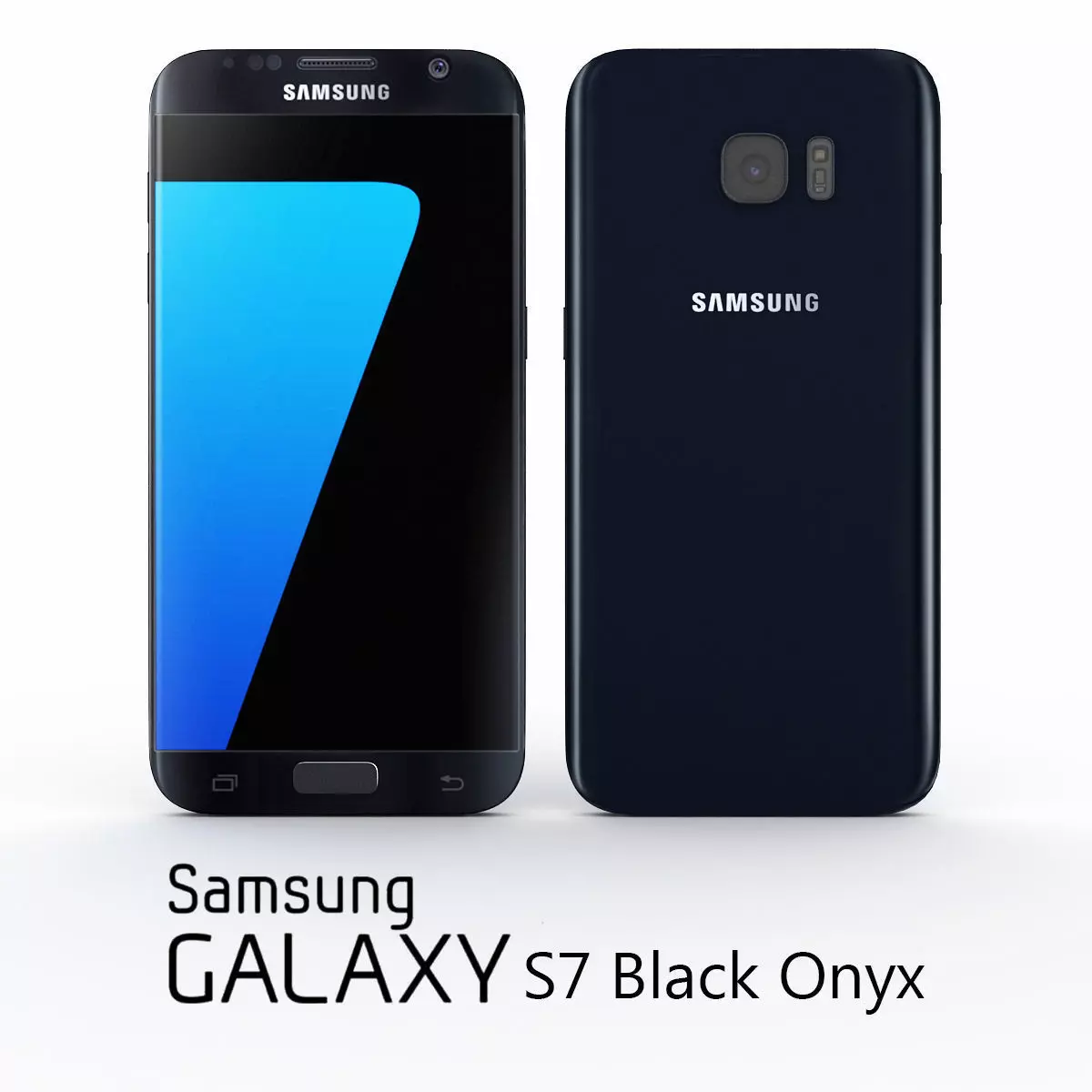 Samsung Galaxy S7 Black Onyx 3D model