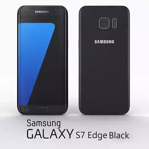 Samsung Galaxy S7 Edge Black 3D model