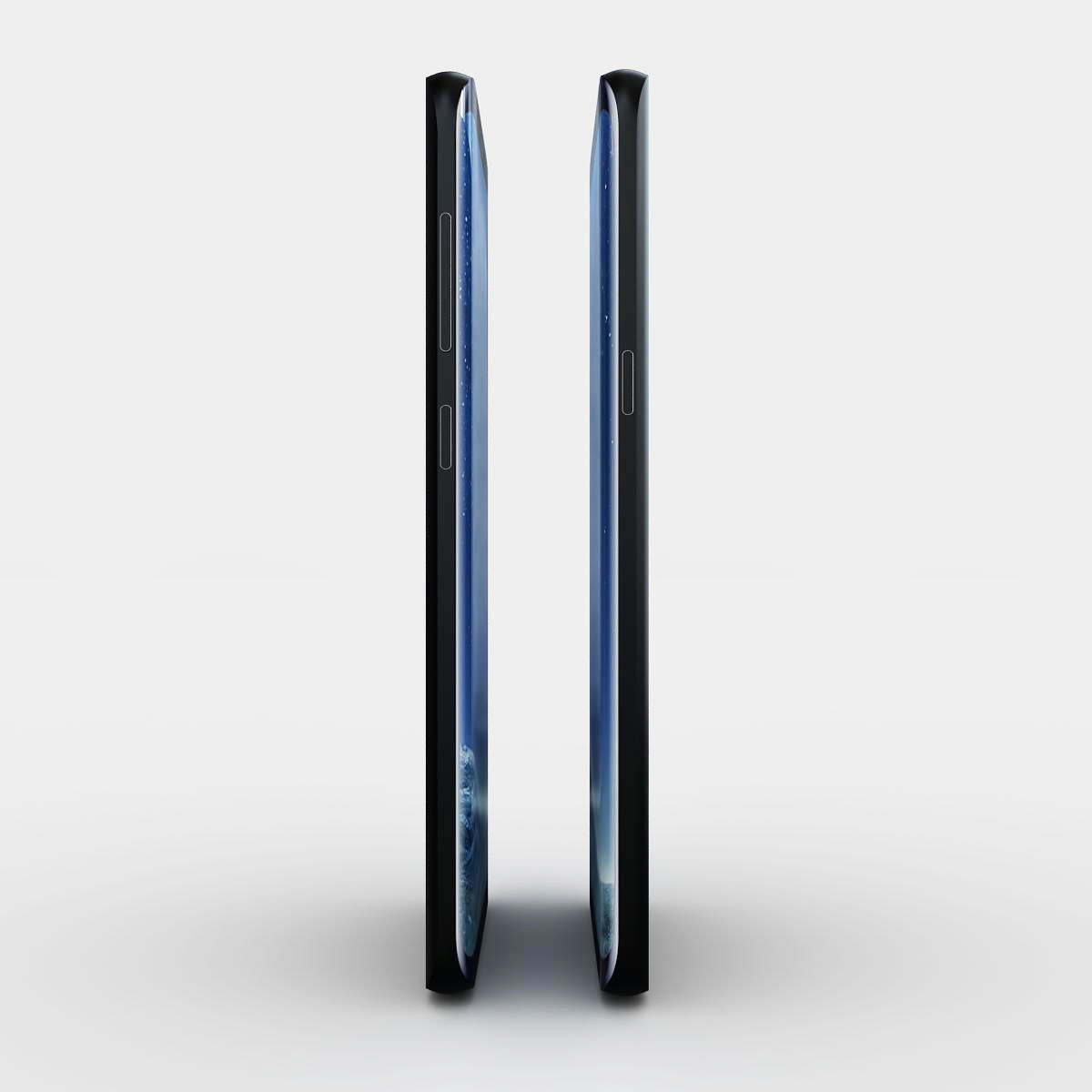 Samsung Galaxy S8 Midnight Black 3D model_4
