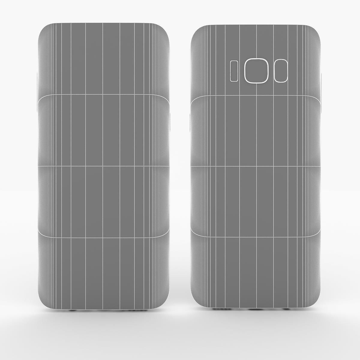 Samsung Galaxy S8 Midnight Black 3D model_7