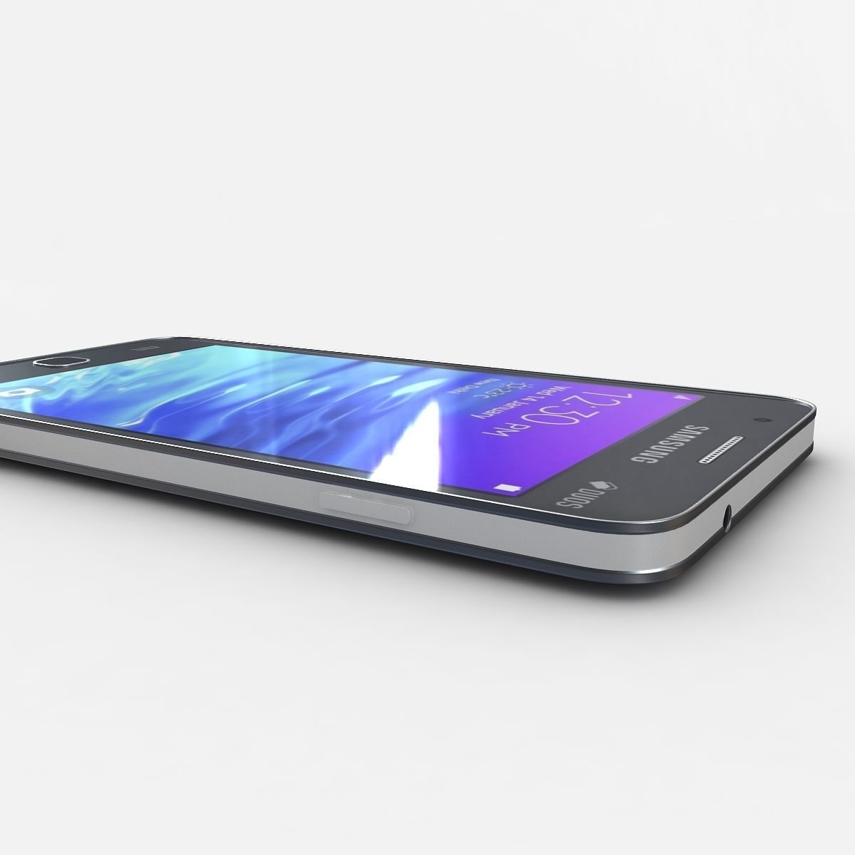 Samsung Z1 Black 3D model_5