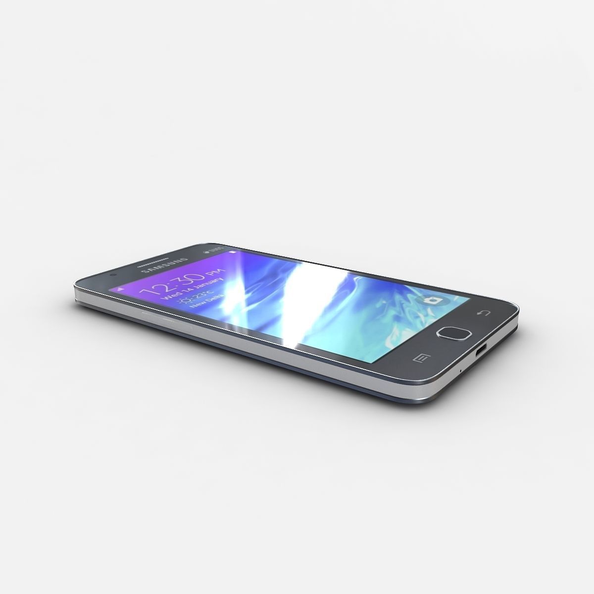 Samsung Z1 Black 3D model_8
