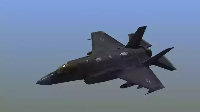 F35A LightningII Strike Fighter Low-poly 3D model