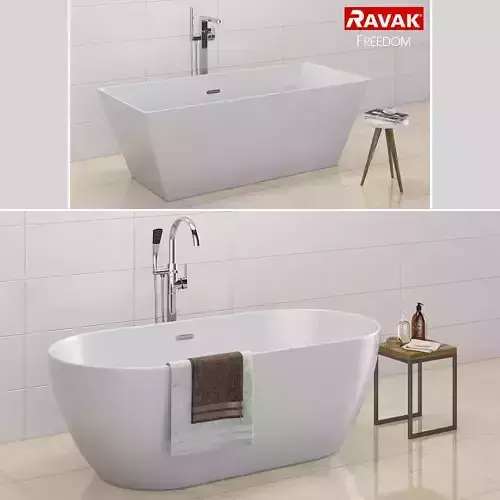 bath Ravak Freedom 3D model