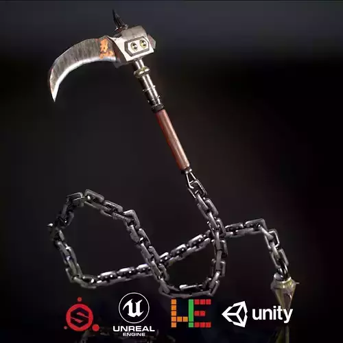 HIE Game Ready Kusarigama