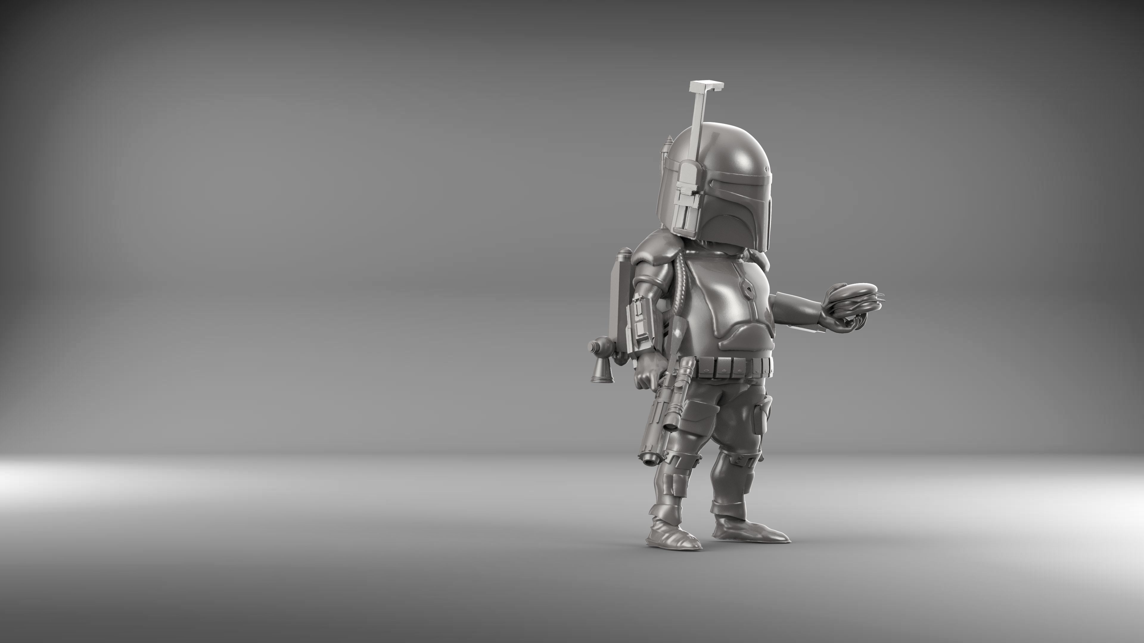 Boba Fat 3D print model_1