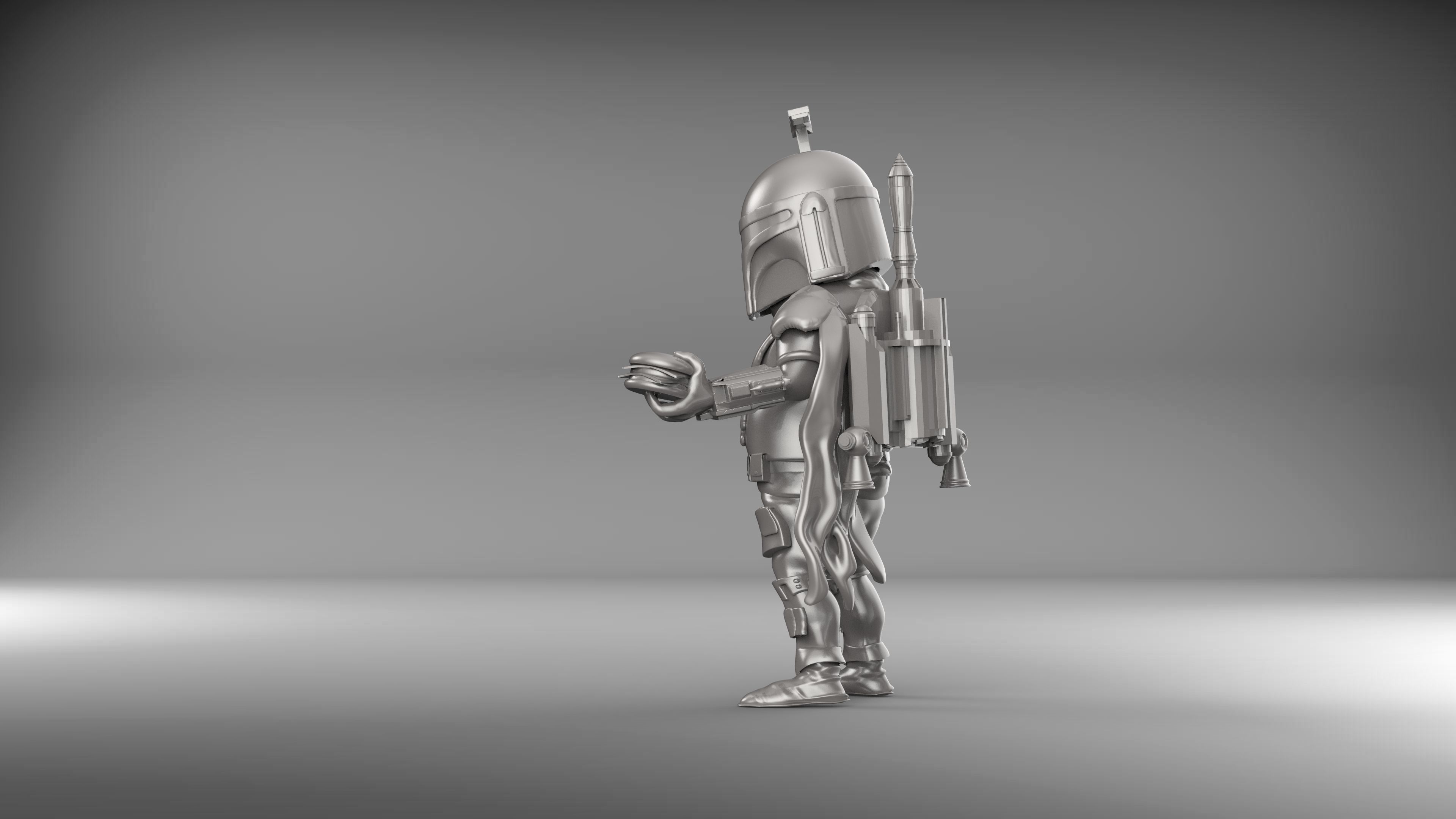 Boba Fat 3D print model_2