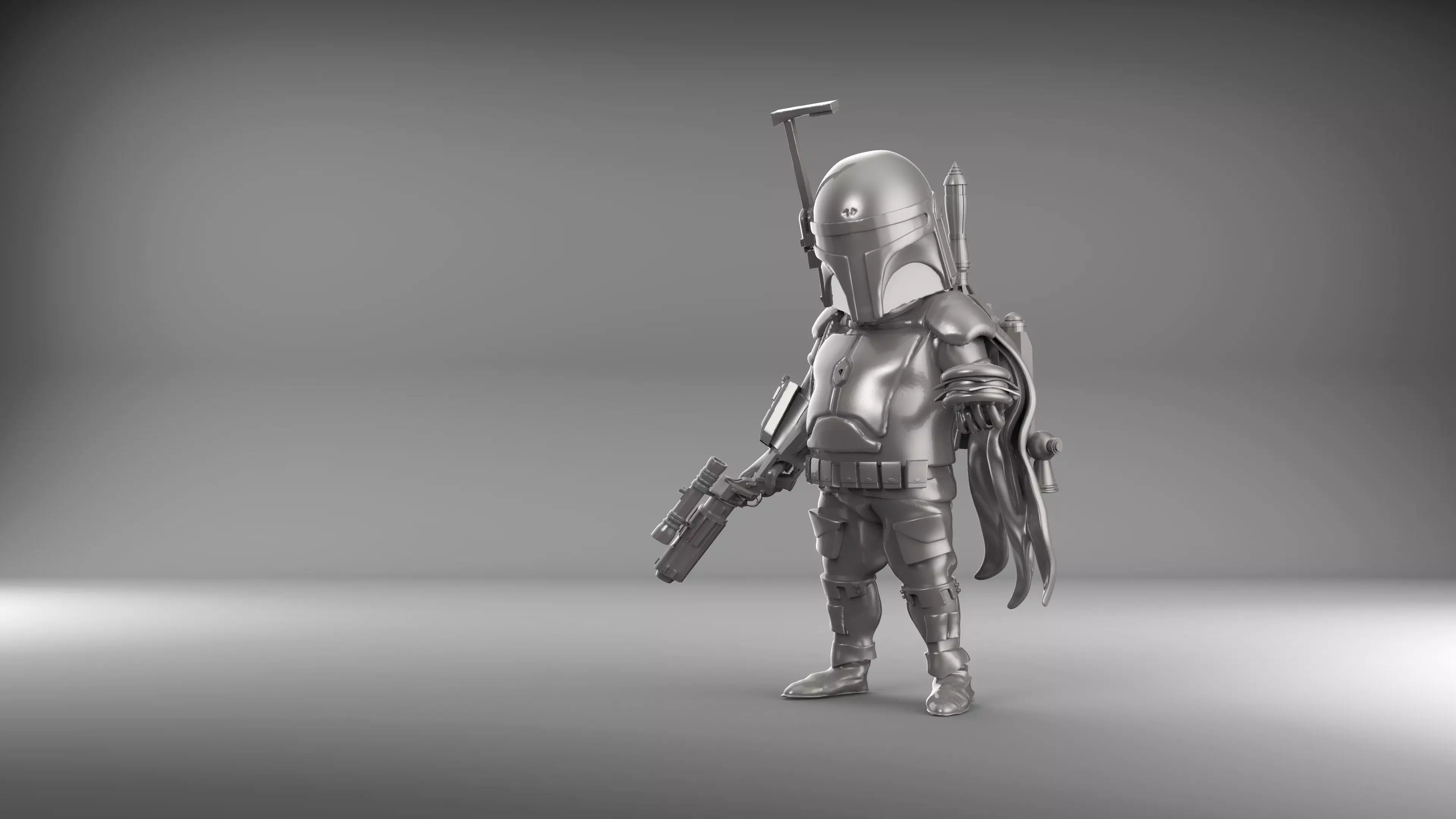 Boba Fat 3D print model_0