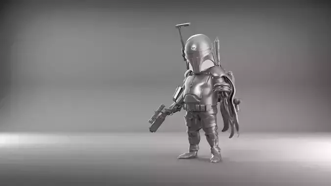 Boba Fat 3D print model