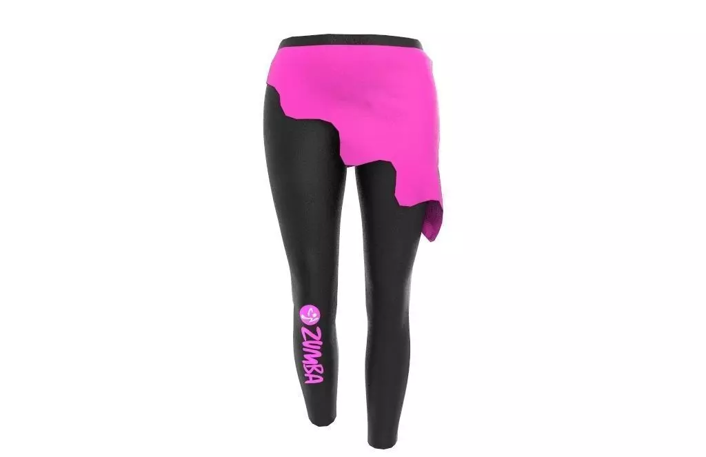 Zumba pants Low-poly 3D model