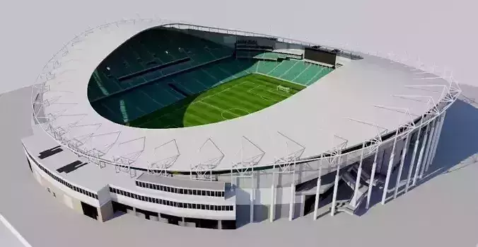Allianz Stadium - Sydney Football Stadium Low-poly 3D model
