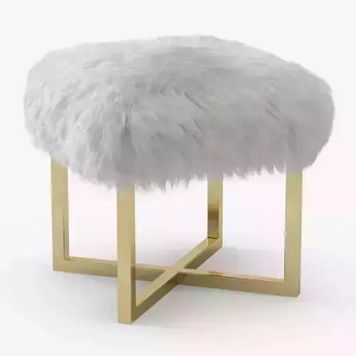 Nomo Sheepskin Bench 3D model