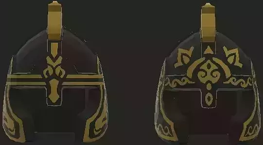 lego helmet Free 3D model