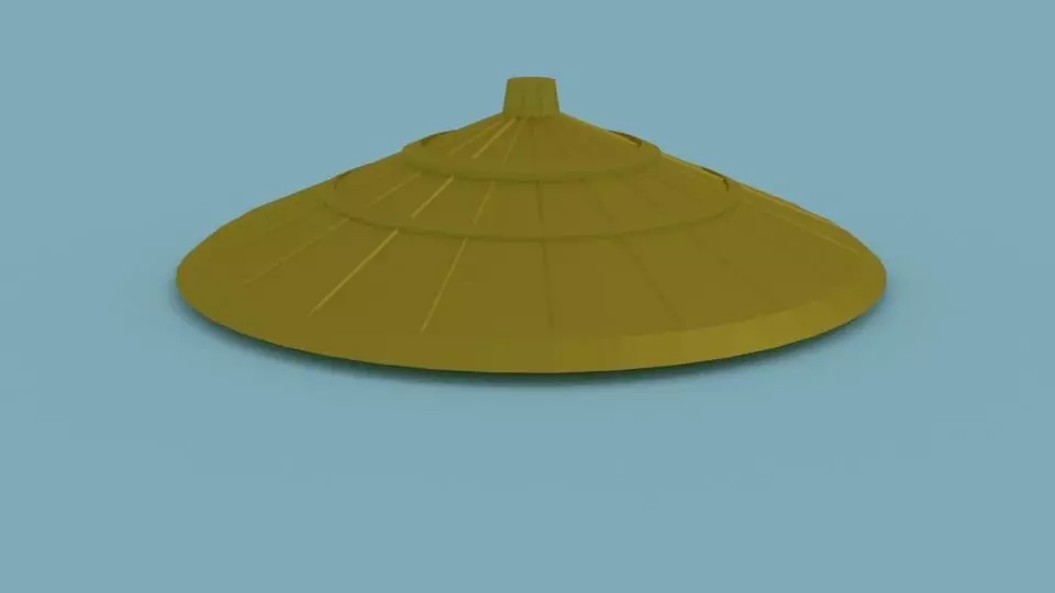 Lego hat Free 3D model_0