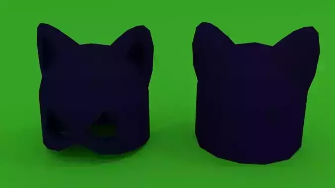 catwoman helmet Free 3D model