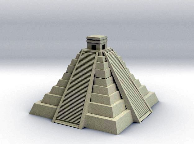 Mayan Pyramid 3D print model_2