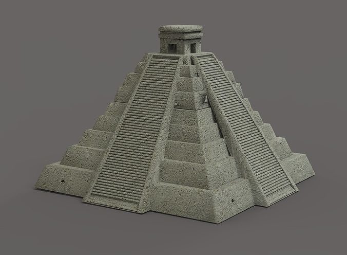Mayan Pyramid 3D print model