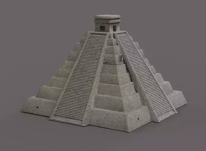Mayan Pyramid 3D print model