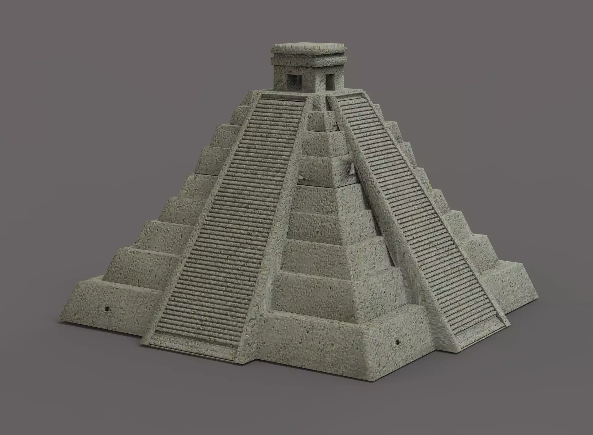 Mayan Pyramid 3D print model_0