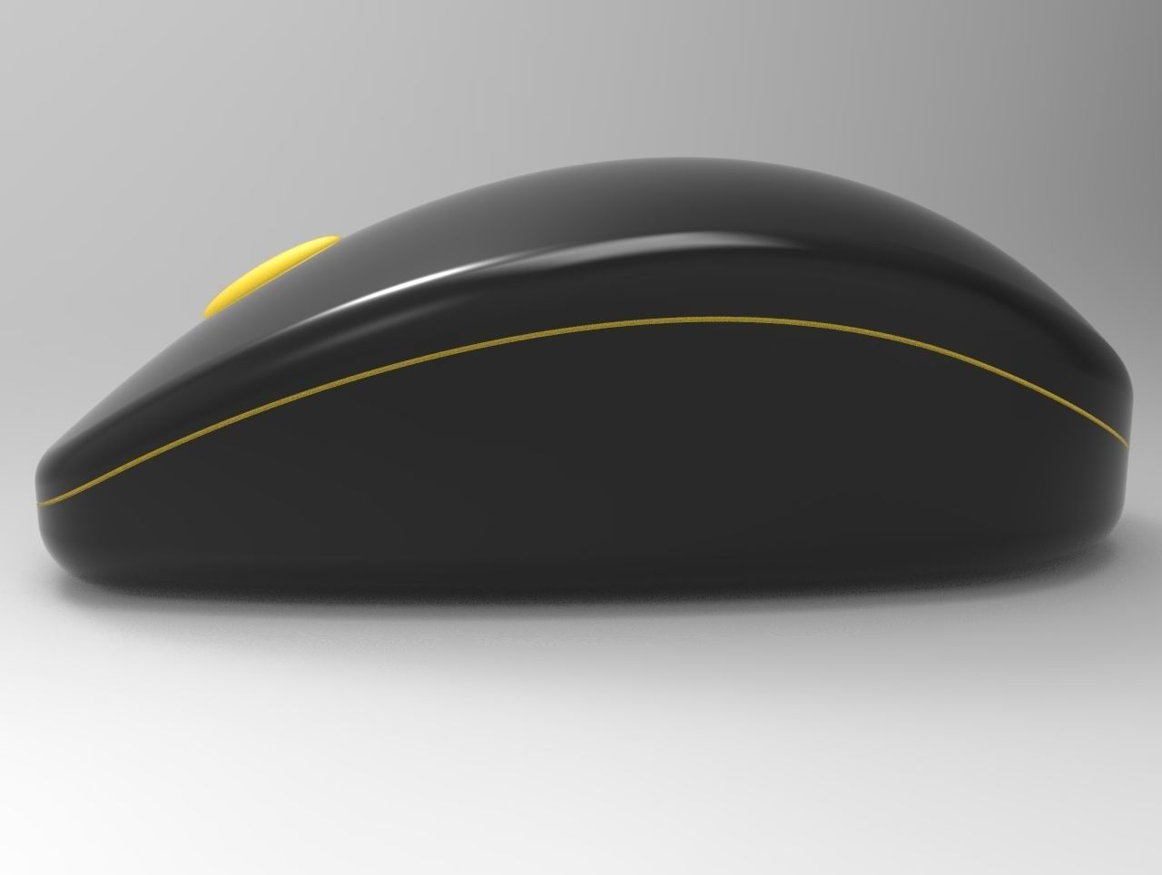 Computer Mouse 3D print model_2