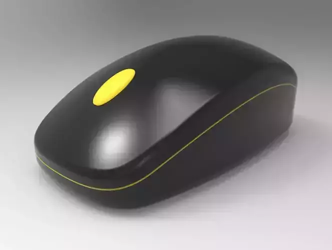 Computer Mouse 3D print model