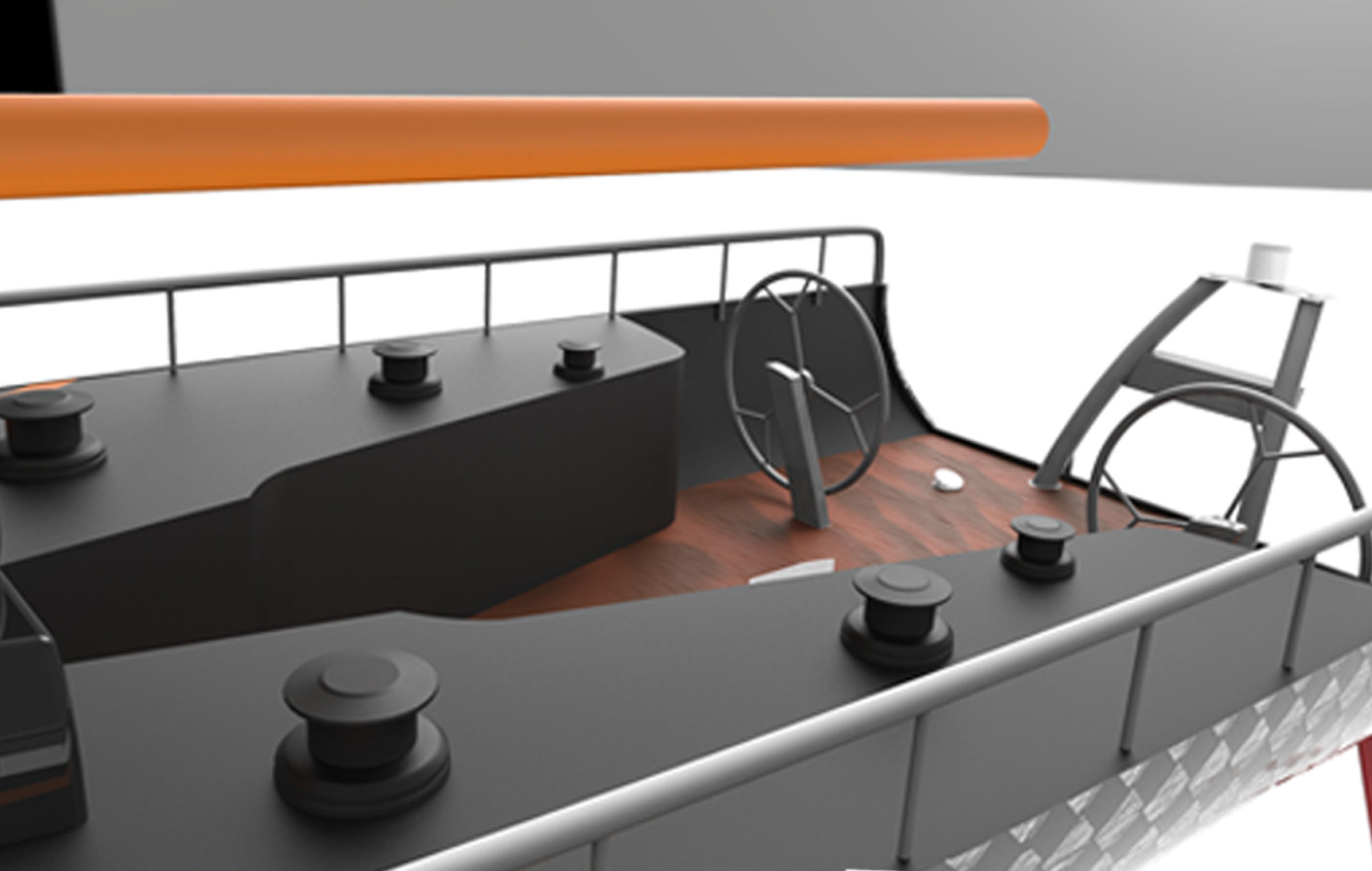 Racing Yacht 3D model_4