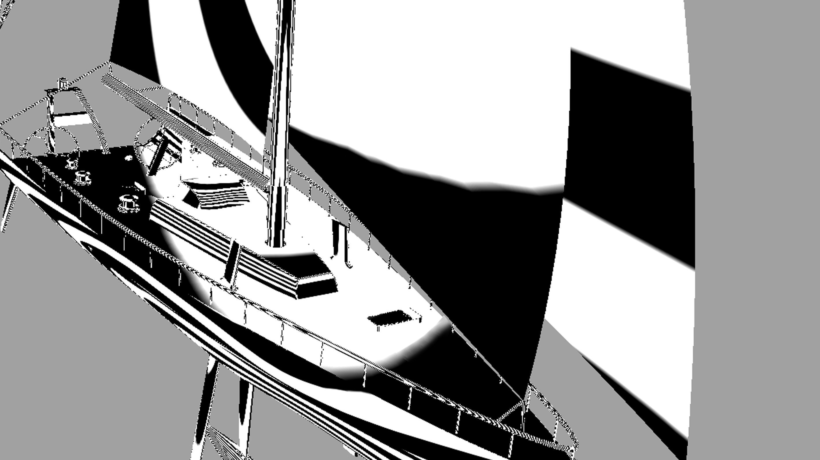 Racing Yacht 3D model_7
