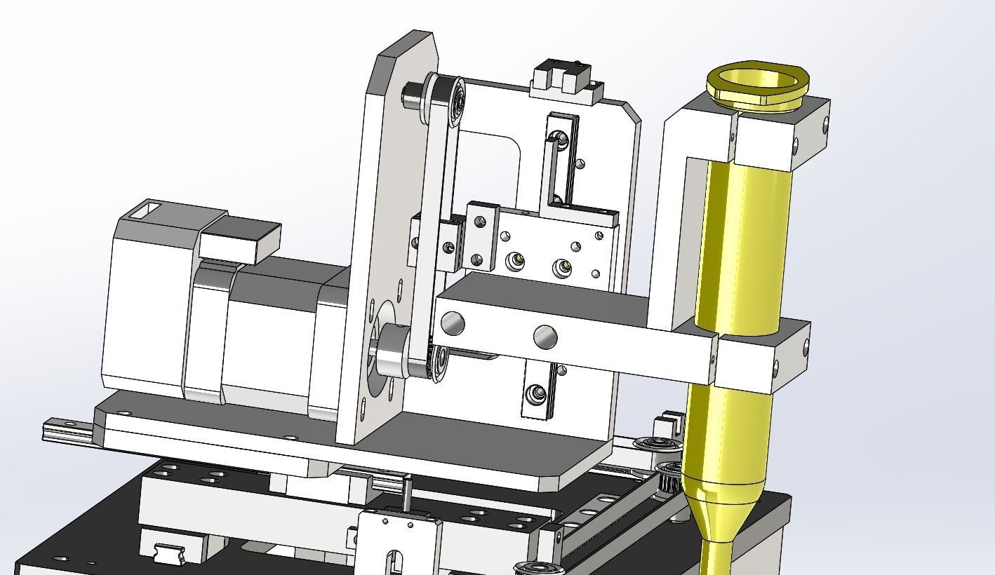Three axis belt mechanism 3D model_2