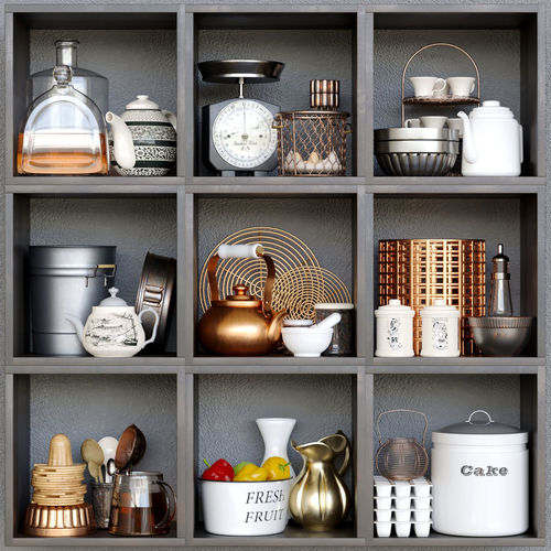 Decorative set Kitchen 3D model
