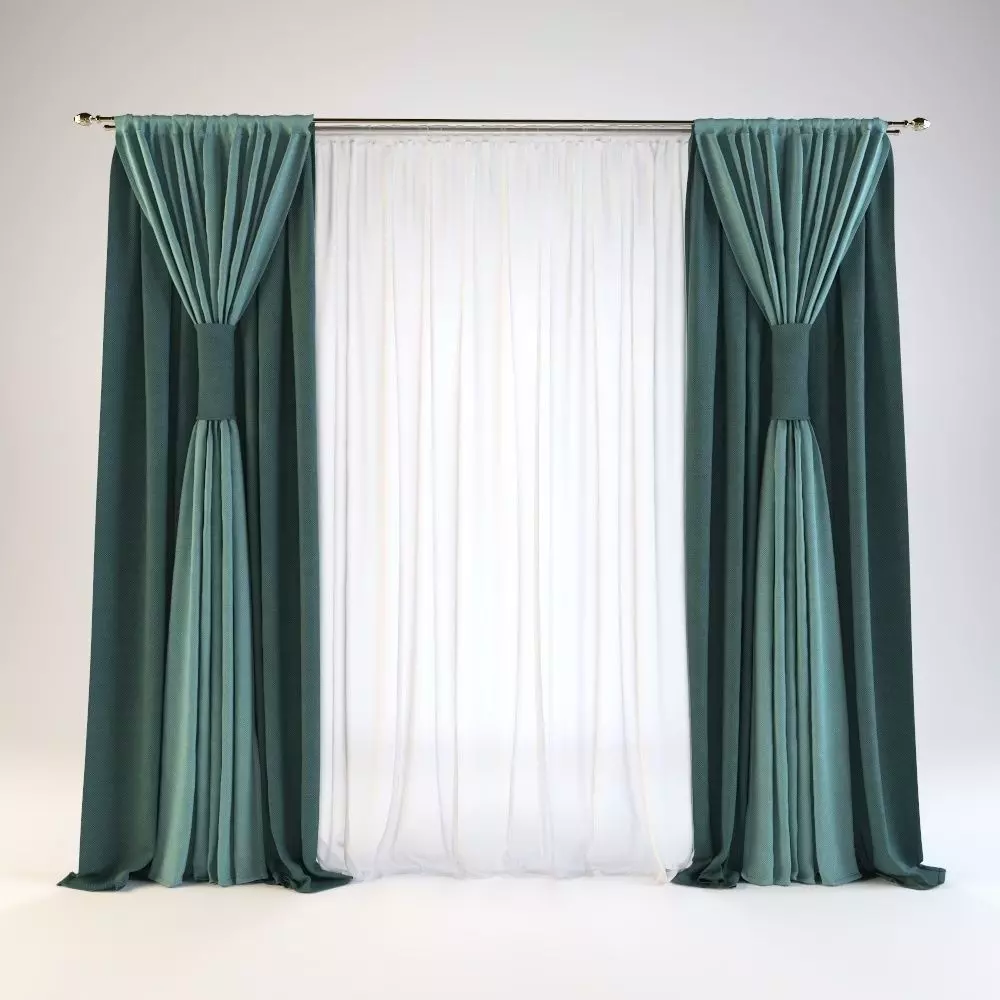 curtain 24 3D model_0