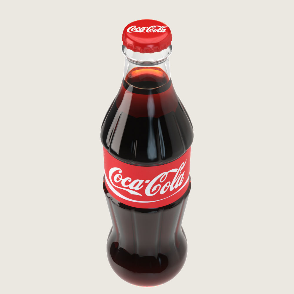Soft Drink Bottle Collection Low-poly 3D model_2