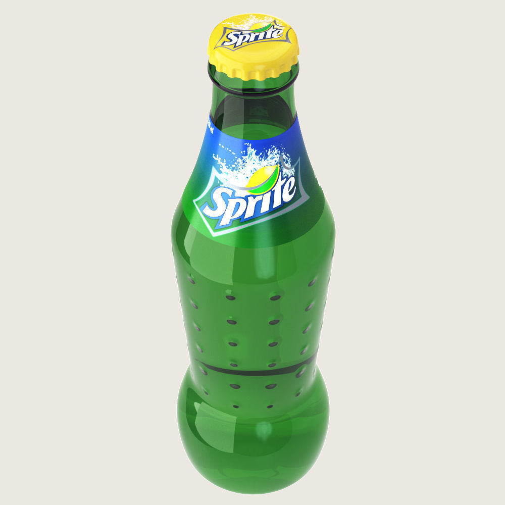 Soft Drink Bottle Collection Low-poly 3D model_17