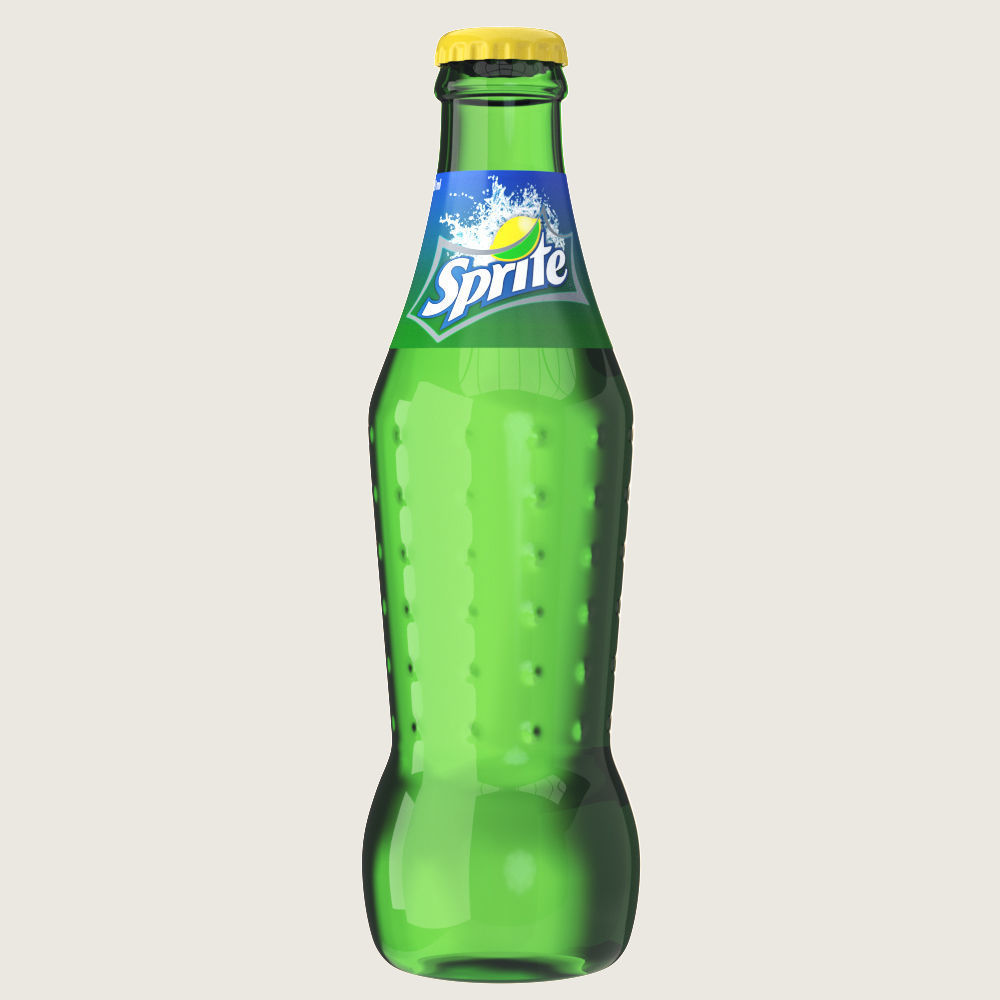 Soft Drink Bottle Collection Low-poly 3D model_16