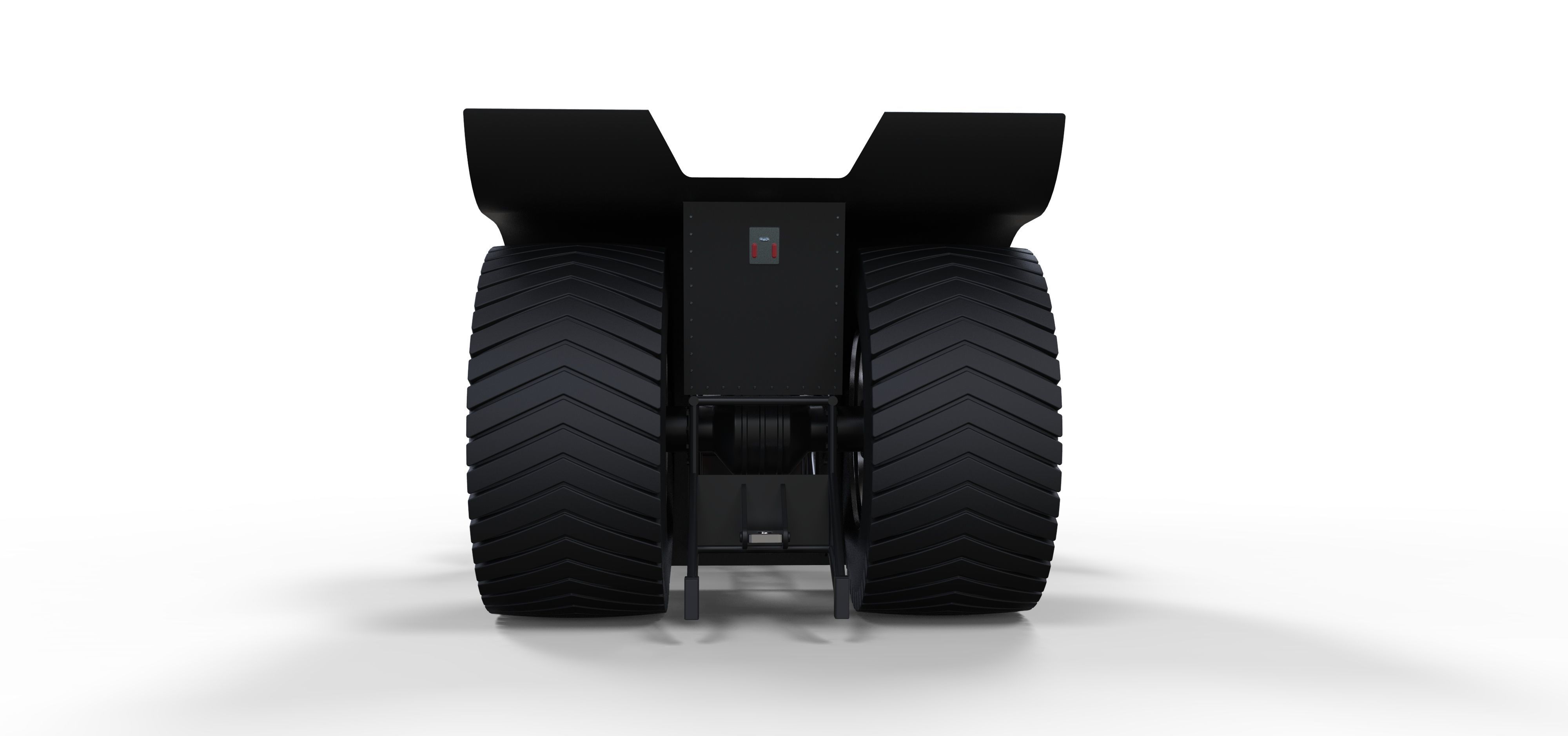 Twin-engined pulling tractor 2 3D model_15